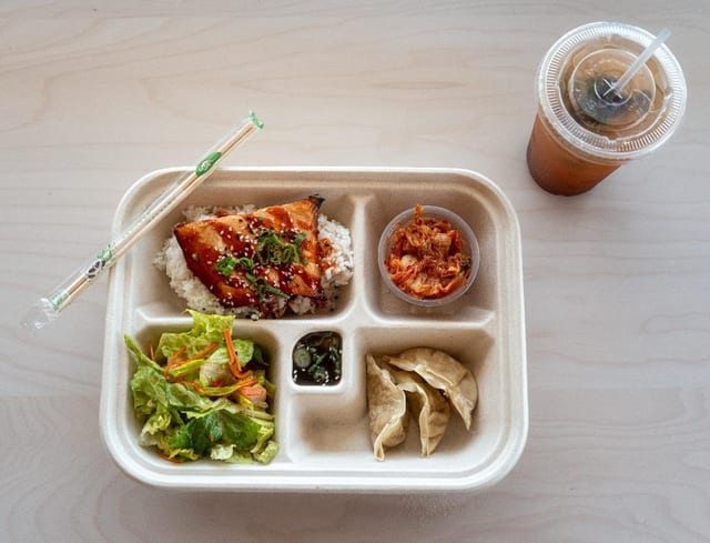 Miso Salmon Bento.